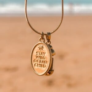 Laguna Beach Pendant ketting Skategirl goud