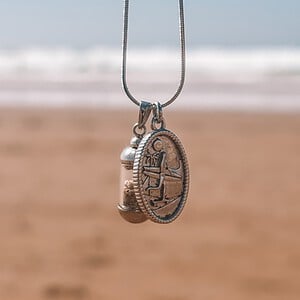 Laguna Beach Pendant ketting Skategirl zilver