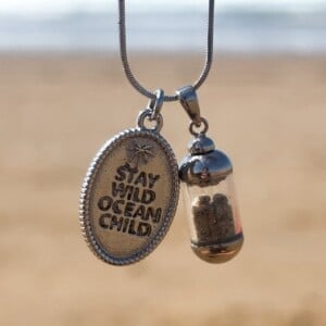 Laguna Beach Pendant ketting Skategirl zilver