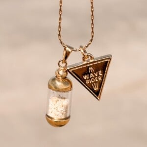 Laguna Beach Pendant ketting Wave Rider goud