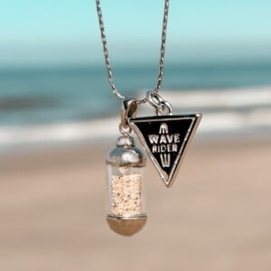 Laguna Beach Pendant ketting Wave Rider zilver