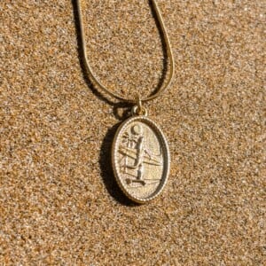 Oceaan Skategirl ketting goud