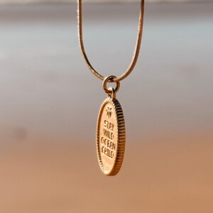 Oceaan Skategirl ketting goud