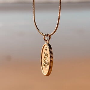 Oceaan Skategirl ketting goud