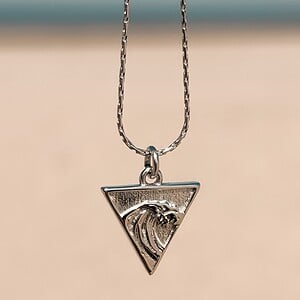 Oceaan Wave Rider Ketting Zilver