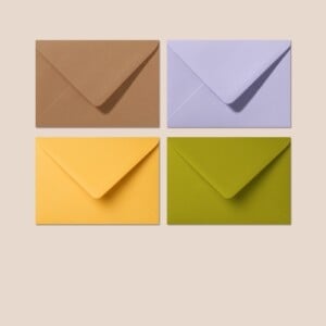 Set enveloppen divers | 4 enveloppen C6
