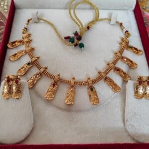 South Indian golden letting set