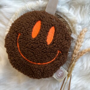 Speenkoord Smiley - bruin