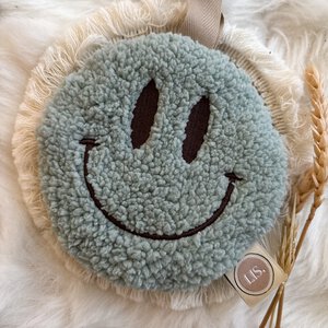 Speenkoord Smiley - mint