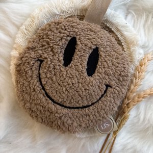 Speenkoord Smiley - taupe
