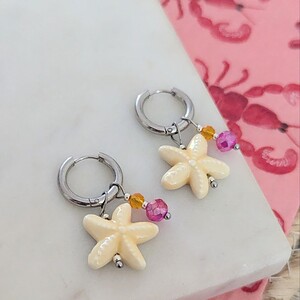 Summer essential oorbellen zilver