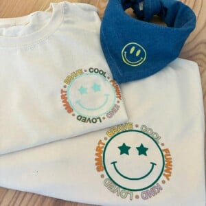 T-shirt Smiley - mint