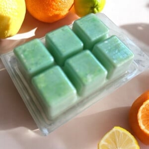 Waxmelts Mandarin, lime and basil