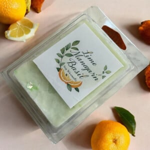 Waxmelts Mandarin, lime and basil