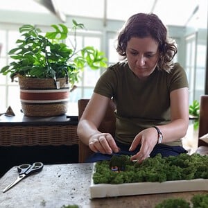 1-daagse cursus mosschilderij maken in Rotterdam (voor 2 personen)