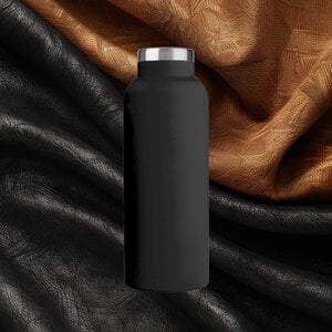 500ml. RVS Blue Bottle thermosfles Black edition