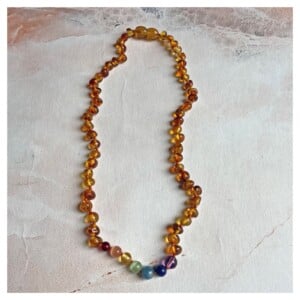 Barnsteen ketting kind - chakra  |  38cm