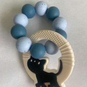 Bijtring Blauw- met Siepie hanger