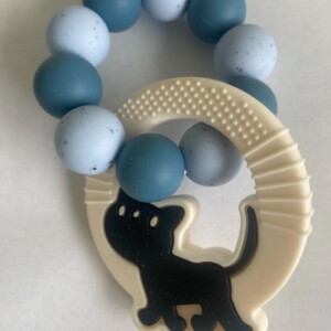 Bijtring Blauw- met Siepie hanger