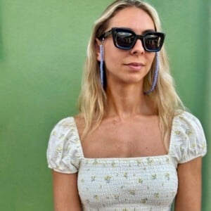 Brillenkoord Mallorca Lila of Perzikkleur