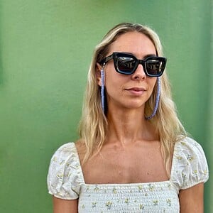 Brillenkoord Mallorca Lila of Perzikkleur
