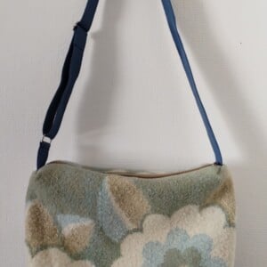 Crossover tas van vintage deken.