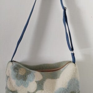 Crossover tas van vintage deken.