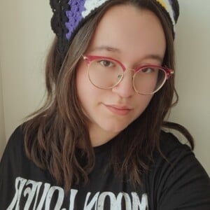Gehaakte bandana 'Non-binary vlag'