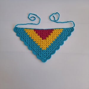 Gehaakte bandana 'Panseksuele vlag'