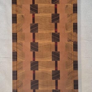 Handgemaakte XL houten snijplank 54x29x4 cm