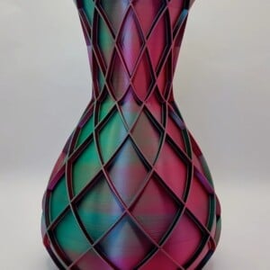 High Gloss Vaas - 3D geprint