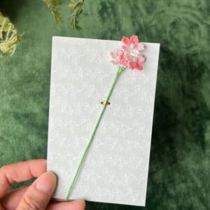 Micro Gehaakte kersenbloesems Boekenleggers