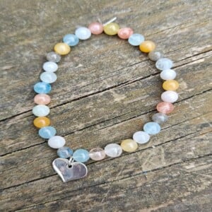 Natuursteen armbanden met bedel