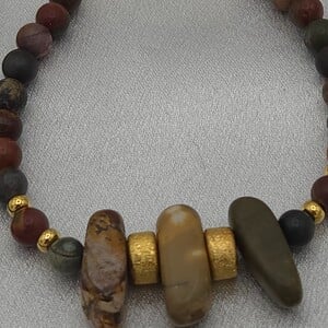 Picasso Jaspis armband – verstelbaar