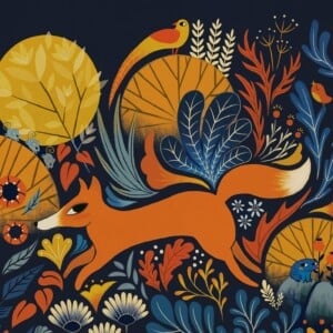 Print Midnight Garden