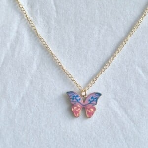Schattige vlinder ketting