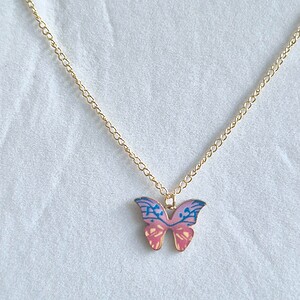 Schattige vlinder ketting