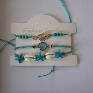 Zomerse turquoise armbandjes