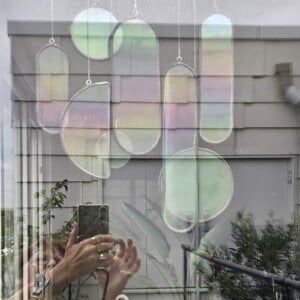 "Gewoon ongewoon". Glas in lood. Suncatcher
