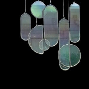 "Gewoon ongewoon". Glas in lood. Suncatcher