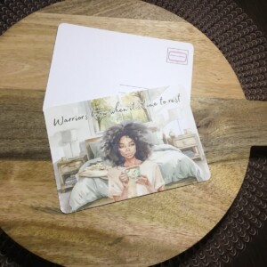 Chronic Illness "Warriors Know" Art Print Card - A6 format