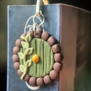 Fantasie deurtje boekenlegger / boek decoratie