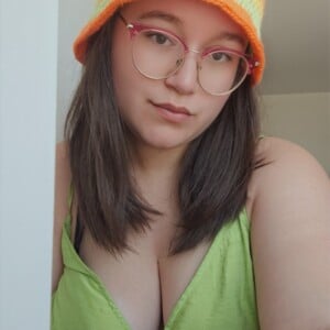 Gehaakte bucket hat 'Groen, oranje en geel'