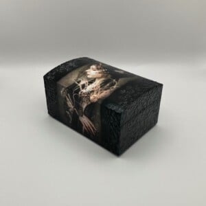 Handgedecoreerd kistje ‘A Moment in Silence’ voor interieur of cadeau