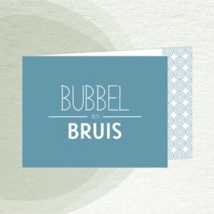 Kaart 'Bubbel en Bruis'