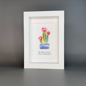 "Cactus met Karakter – Oud Porselein met een Prikje"