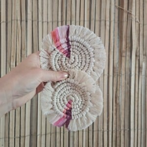 Macrame onderzetters