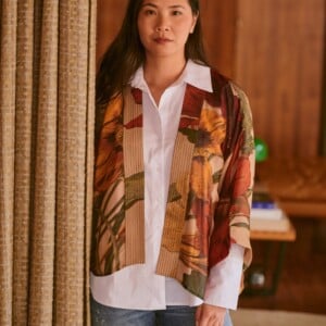 Nasturtium Fawn Kimono