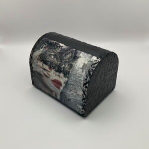 Handgedecoreerde houten sieradendoos ‘A Night in Venice’