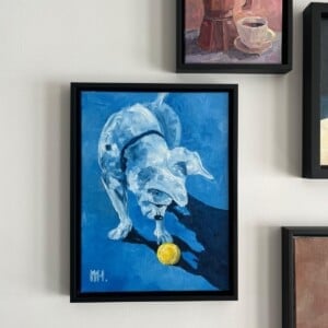 Schilderij "Blue Monday" - origineel kunstwerk in olieverf